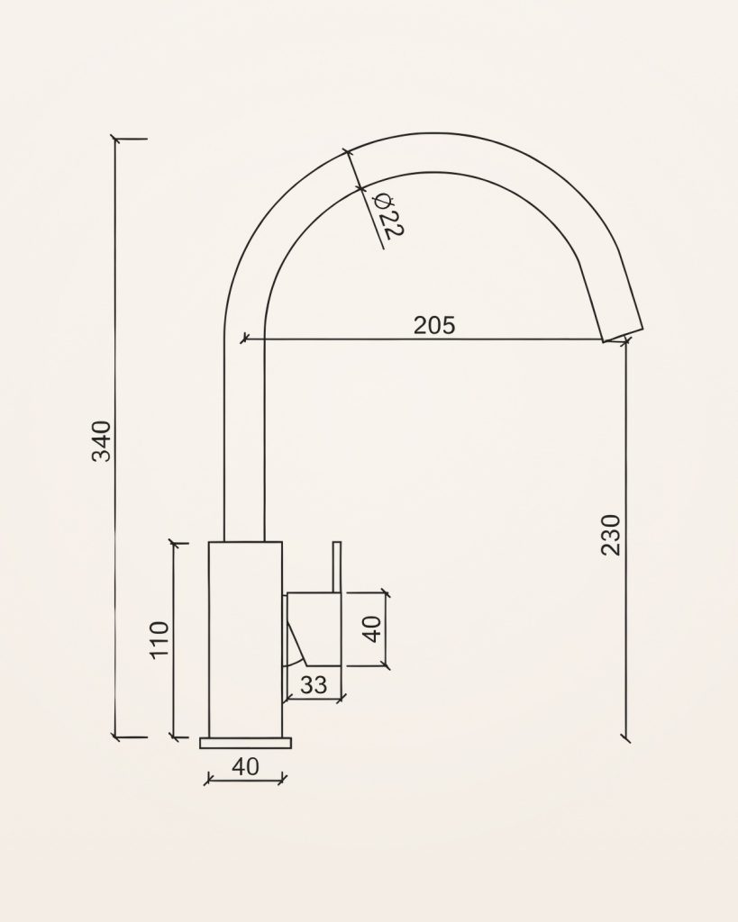 Java 008 · Cozinha — desenho técnico